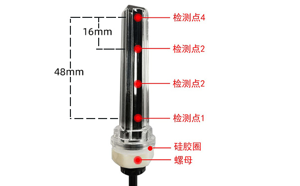 光電式液位計如何實現(xiàn)多個液位點檢測？